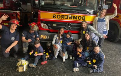 ¡La sala vaquitas visitó el cuartel de bomberos de la matanza!